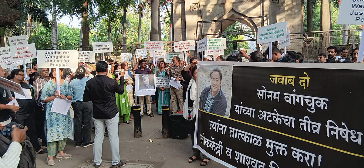 Protest For Sonam Wangchuk