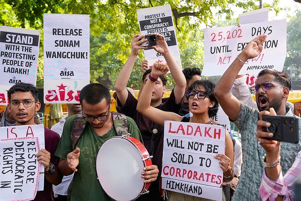 Protest at Jantar Mantar