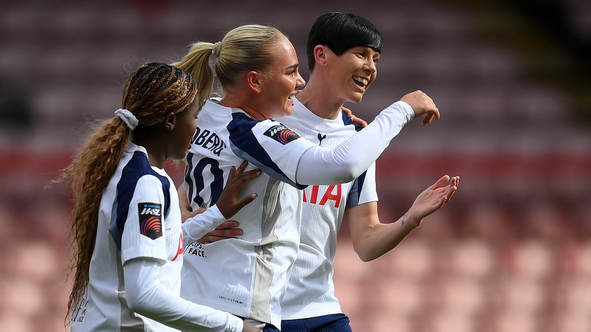 Tottenham's match-winner Cathinka Tandberg