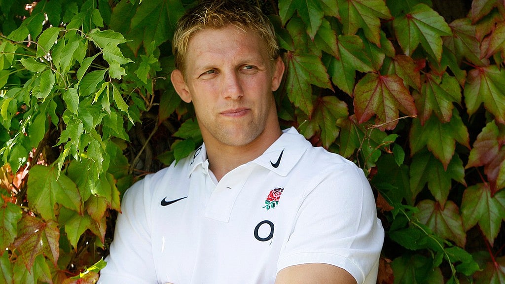 AP : File photo of then England rugby union captain Lewis Moody posing for a portrait at their training camp in Bagshot, England on August 22, 2011.