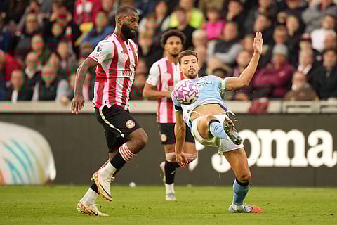 English Premier League: Brentford vs Manchester City