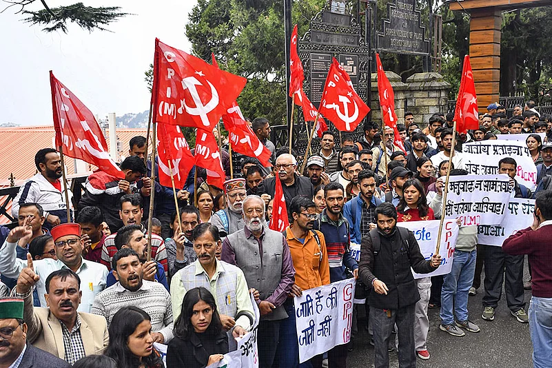 Protest over Dalit boy death in Shimla