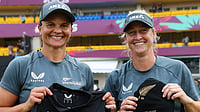 X/White Ferns : Suzie Bates (left) and Sophie Devine have appeared in 650 international matches between them.