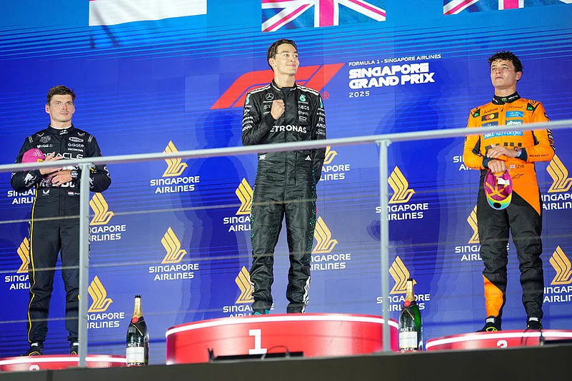 Singapore F1 GP Auto Racing