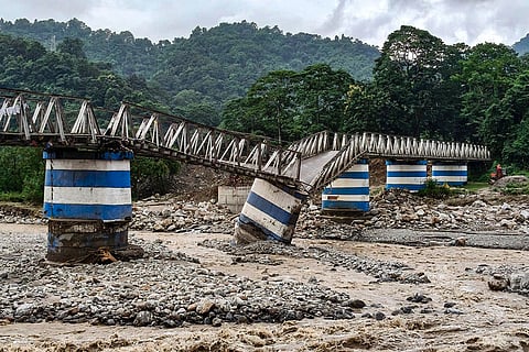 Landslides in Darjeeling