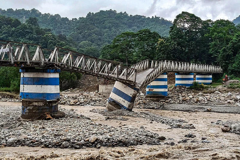 Landslides in Darjeeling