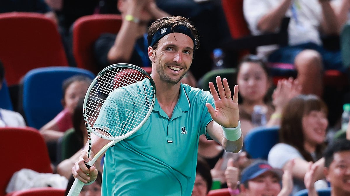 Arthur Rinderknech is into the last 16 in Shanghai