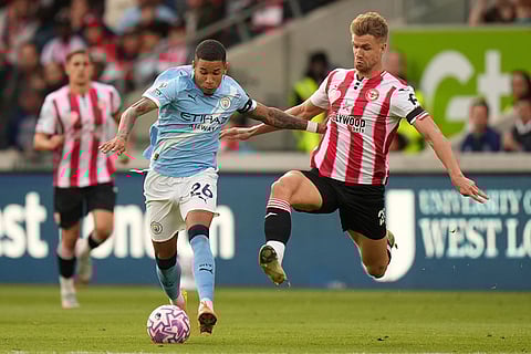 Britain Soccer Premier League: Brentford vs Manchester City