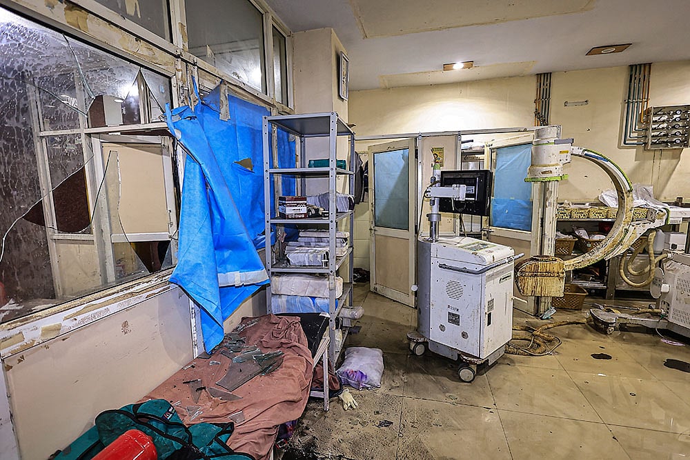 | Photo: PTI : 6 patients killed in a fire incident in Jaipur