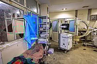| Photo: PTI : 6 patients killed in a fire incident in Jaipur