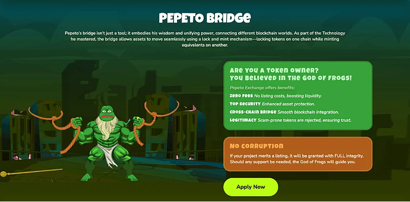 Text about Pepeto bridge