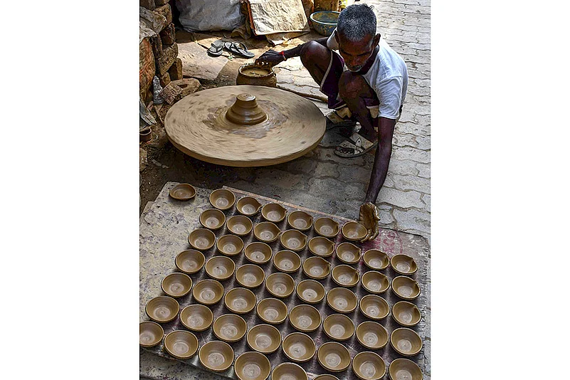 Diwali preparations in Prayagraj