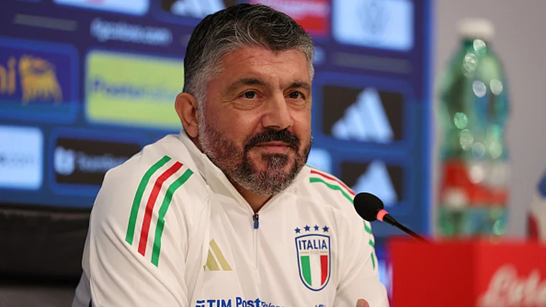 Gennaro Gattuso at Italy's press conference - File