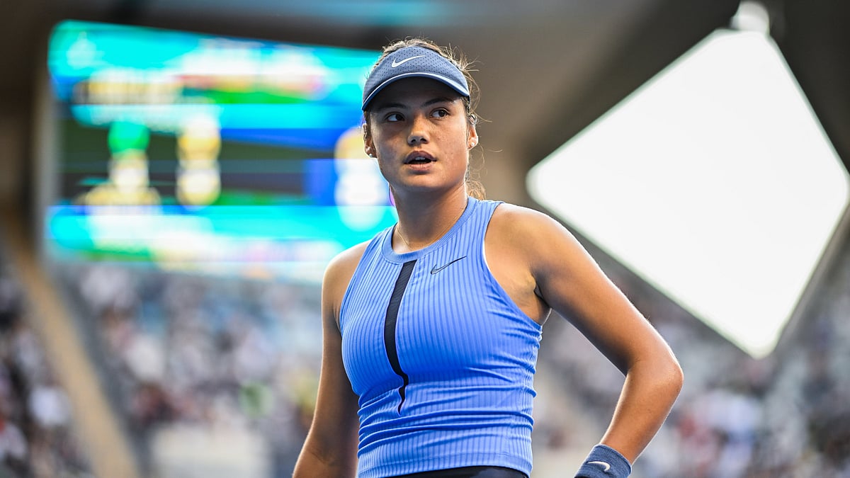 Emma Raducanu retired from the Wuhan Open.