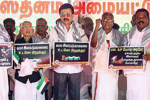 CPI(M)'s protest in Chennai