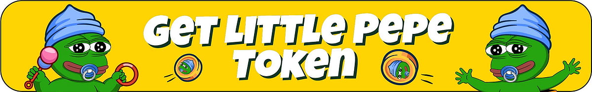 Get Little Pepe token ad banner