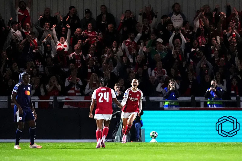UEFA Womens Champions League soccer UWCL 2025-26 Arsenal vs Lyon_Alessia Russo