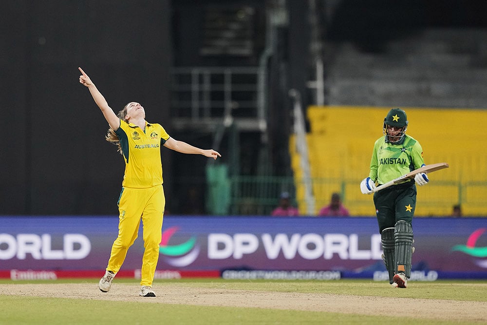 | Photo: AP/Eranga Jayawardena : ICC Women's Cricket World Cup: Australia Vs Pakistan