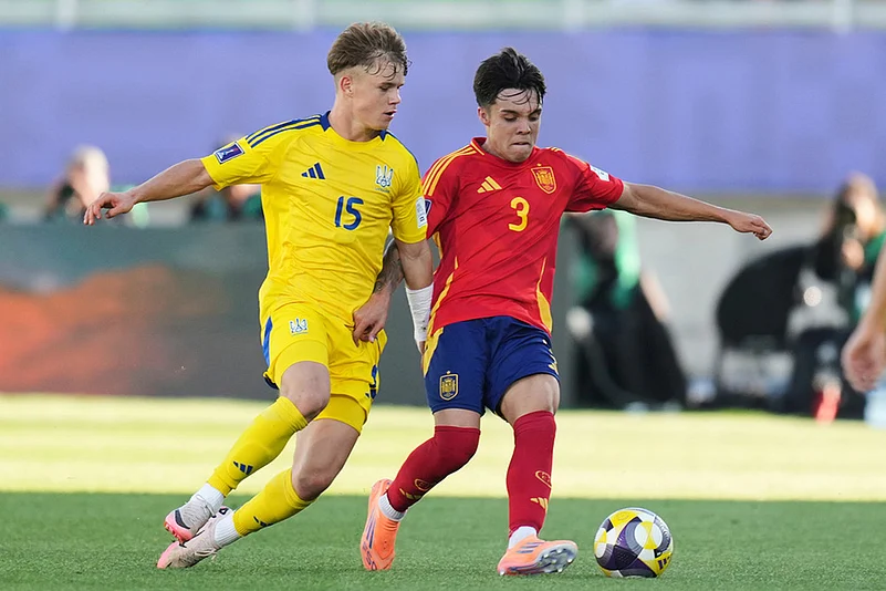 FIFA U-20 World Cup Chile 2025 Ukraine vs Spain match photos: Yaroslav Karaman