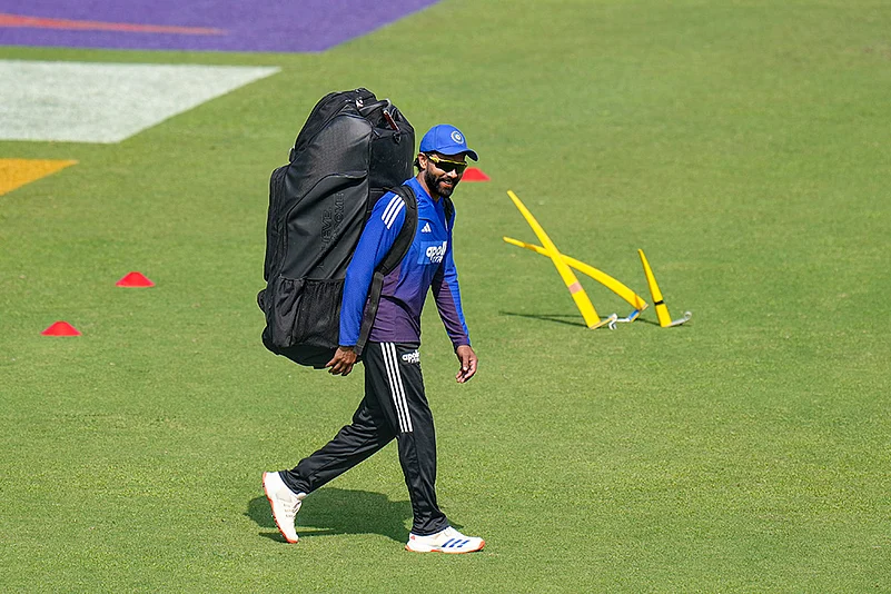 India Vs West Indies Test series 2nd Test Match - Team India Practice session photos_Ravindra Jadeja