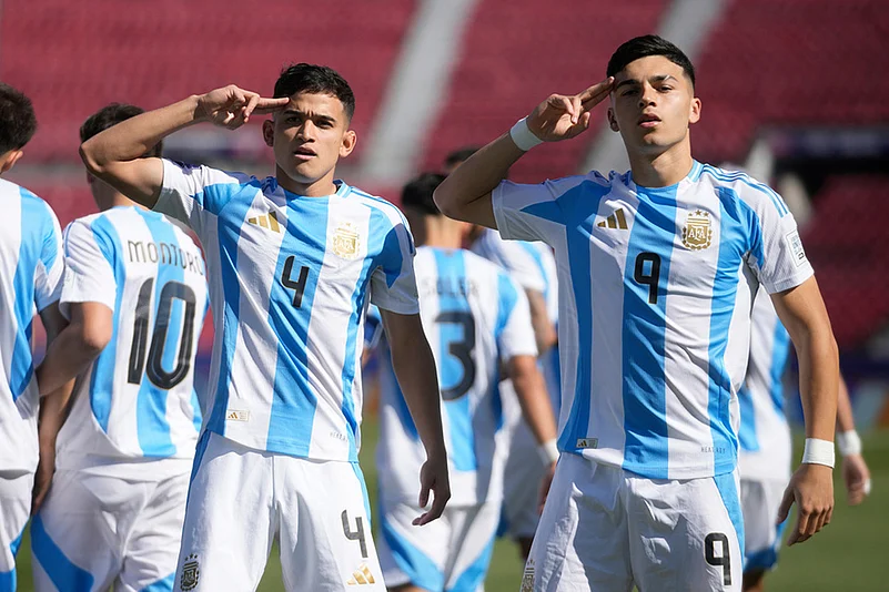 FIFA U-20 World Cup Chile 2025 Argentina vs Nigeria match photos: Alejo Sarco