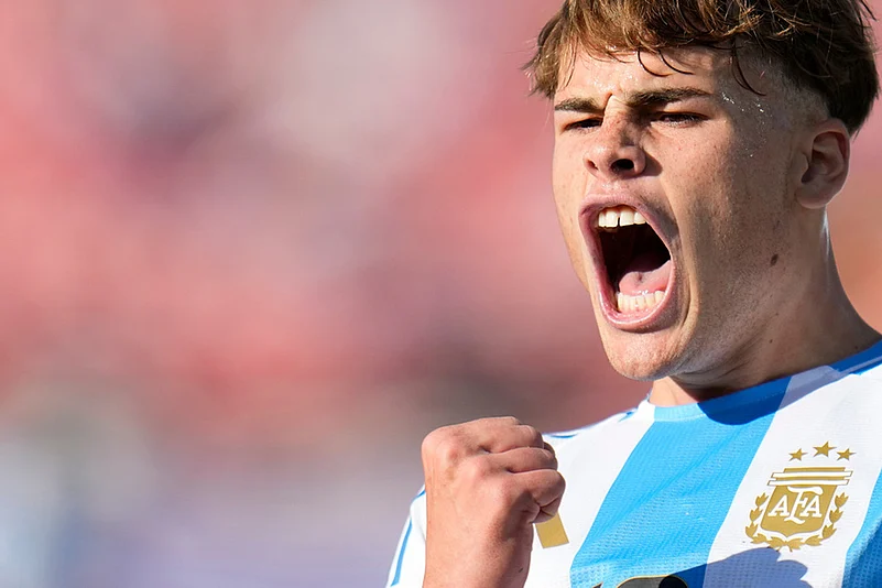 FIFA U-20 World Cup Chile 2025 Argentina vs Nigeria match photos: Mateo Silvetti