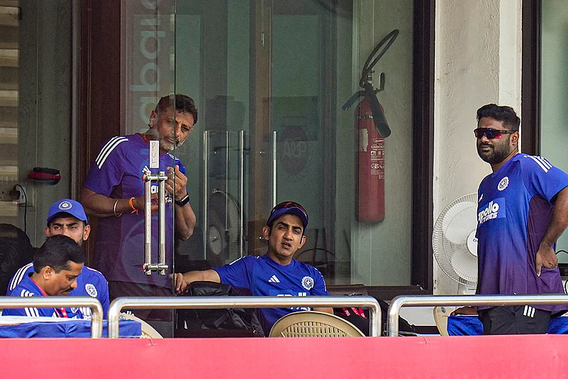 India Vs West Indies Test series 2nd Test Match - Team India Practice session photos_Gautam Gambhir