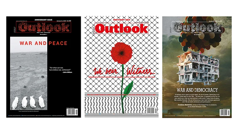 Outlook magazines Covers of issues covering Gaza