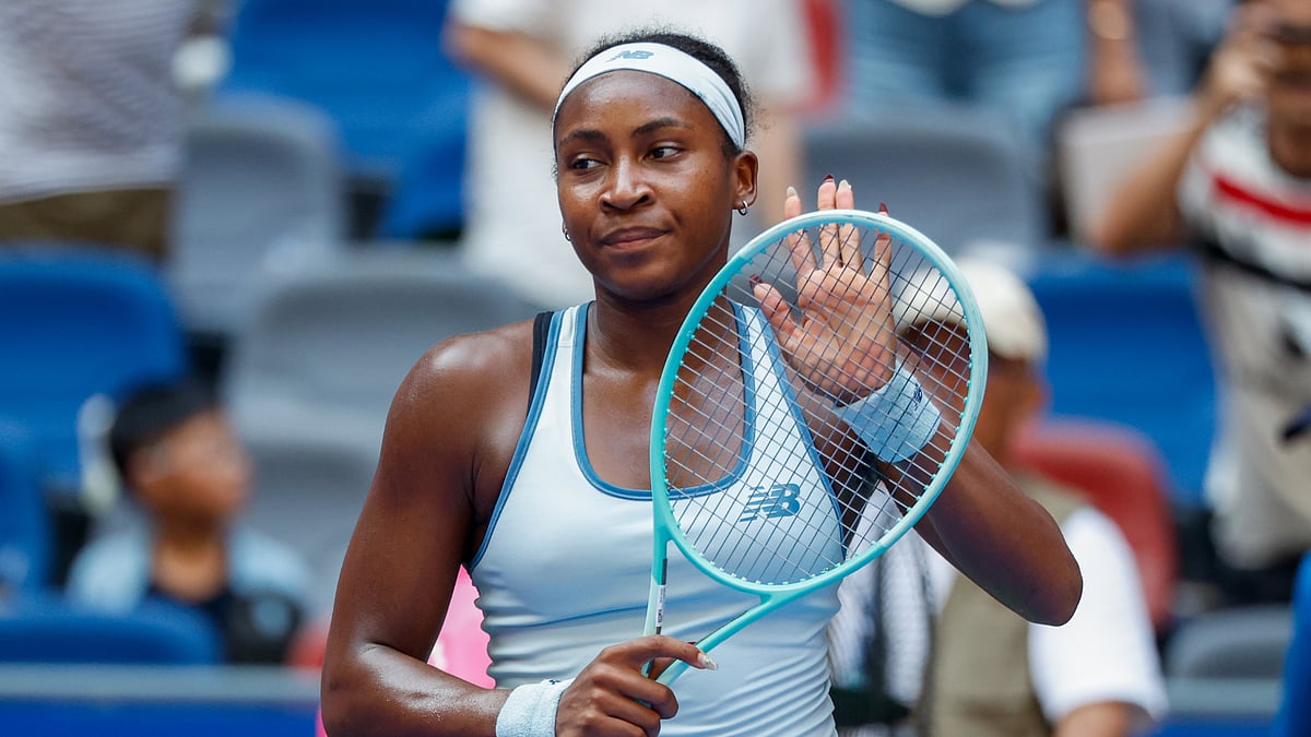 Coco Gauff at the Wuhan Open