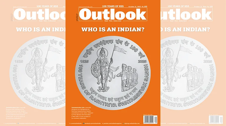 Cover of Outlook October 21 Issue 'Who Is An Indian?' - Outlook Photo