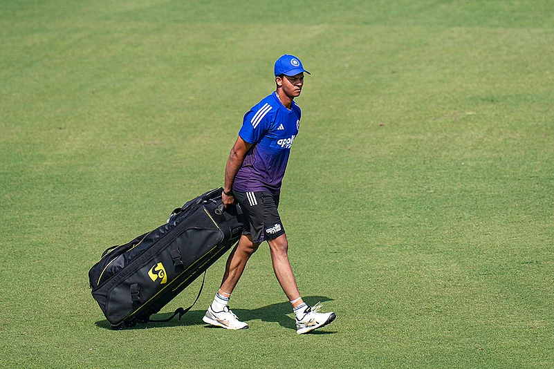 India Vs West Indies Test series 2nd Test Match Team India Practice session photos_Yashasvi Jaiswal
