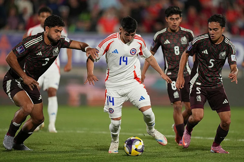 FIFA U-20 World Cup Chile 2025 Mexico vs Chile match photos: Lautaro Millan