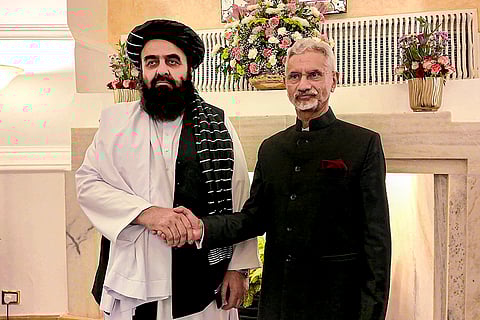 Jaishankar, Amir Khan Muttaqi hold bilateral talks