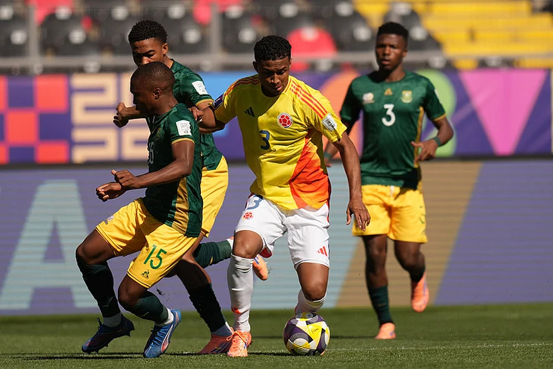 FIFA U-20 World Cup Chile 2025 Colombia vs South Africa match photos: Carlos Sarabia