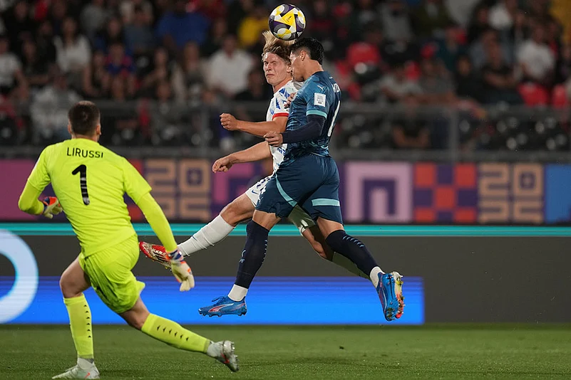 FIFA U-20 World Cup Chile 2025 Paraguay Vs Norway match photos: Bork Bang-Kittilsen