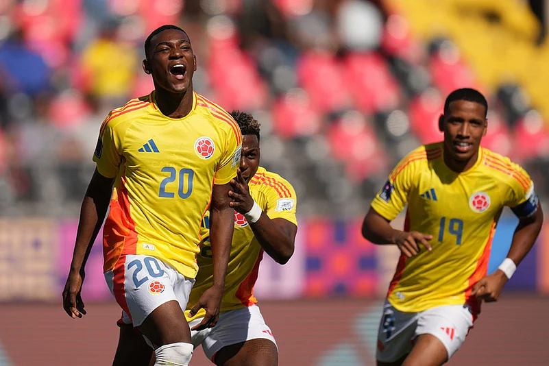 FIFA U-20 World Cup Chile 2025 Colombia vs South Africa match photos: Joel Canchimbo