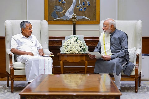 PM Modi meets Kerala CM Vijayan