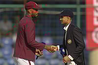 | Photo: PTI/Shahbaz Khan : India Vs West Indies 2nd Test Day 1