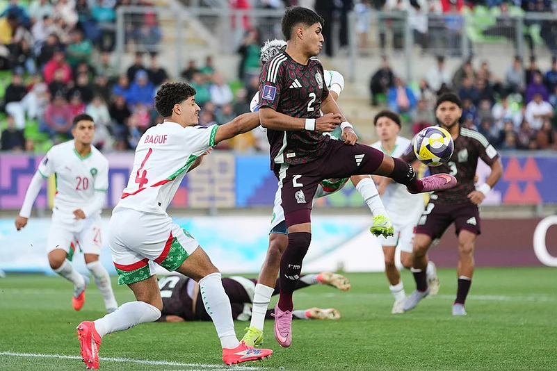 FIFA U-20 World Cup Chile 2025 Mexico vs Chile match photos: Everardo Lopez