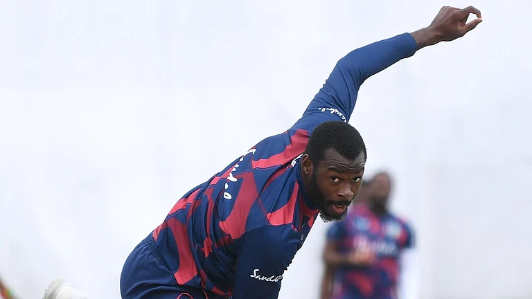 Aggressive Trinidadian quick Anderson Phillip brings raw pace, English county experience, and red-ball promise as West Indies aim for a turnaround in Delhi. - X/ICC