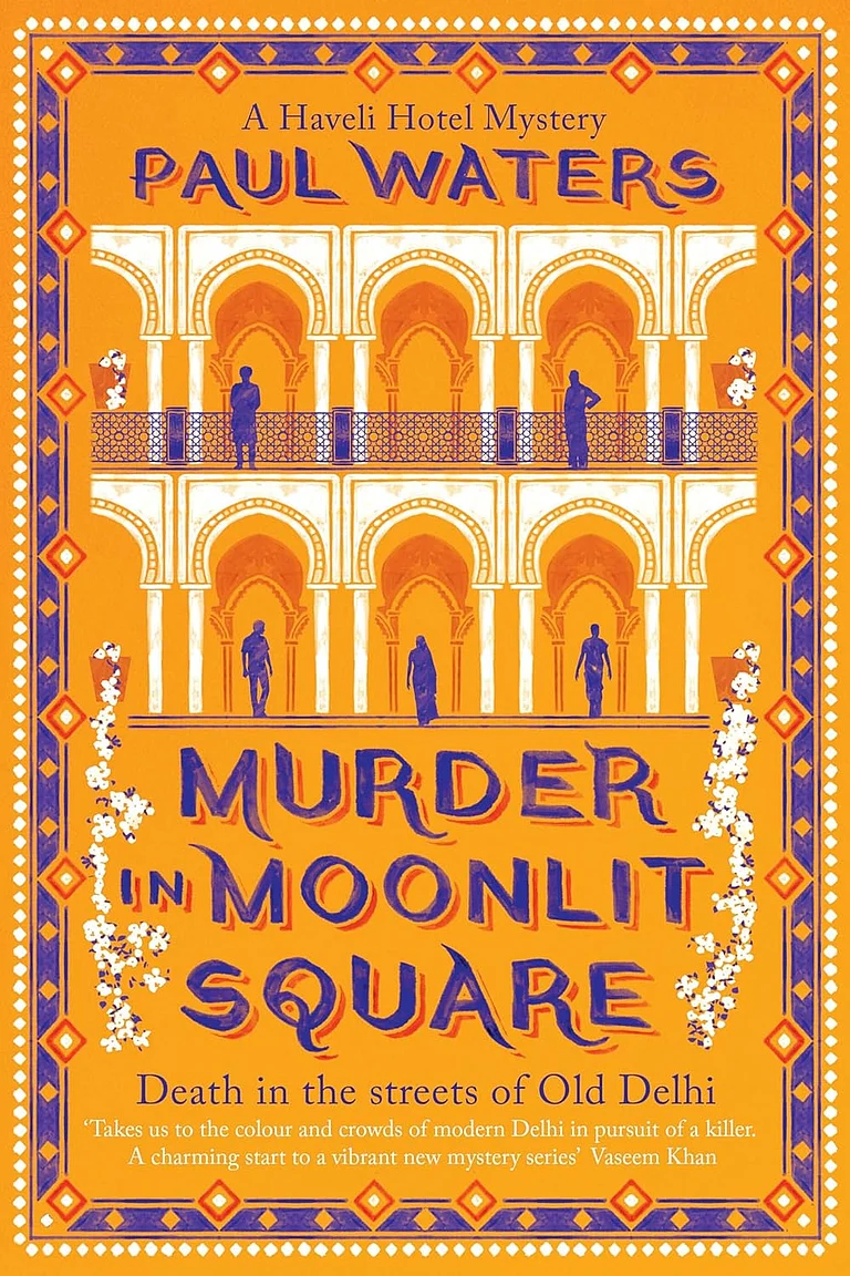 Cover of Murder in Moonlit Square  - Book by Paul Waters, Amazon |