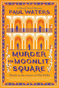 Book by Paul Waters, Amazon | : Cover of Murder in Moonlit Square 