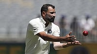 File : Mohammed Shami hasn't played for India since the ICC Champions Trophy in early March.