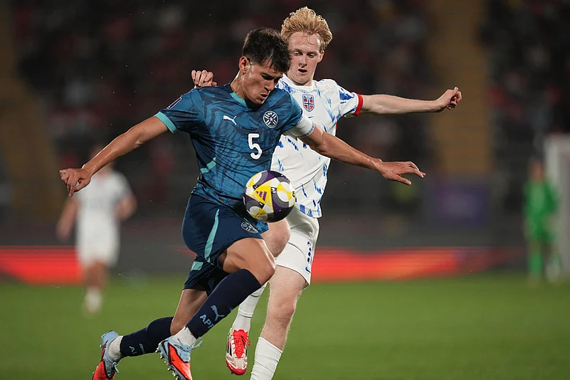FIFA U-20 World Cup Chile 2025 Paraguay Vs Norway match photos: Lucas Quintana