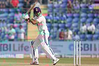 | Photo: PTI/Shahbaz Khan : IND vs WI: 2nd Test Match-Day 2