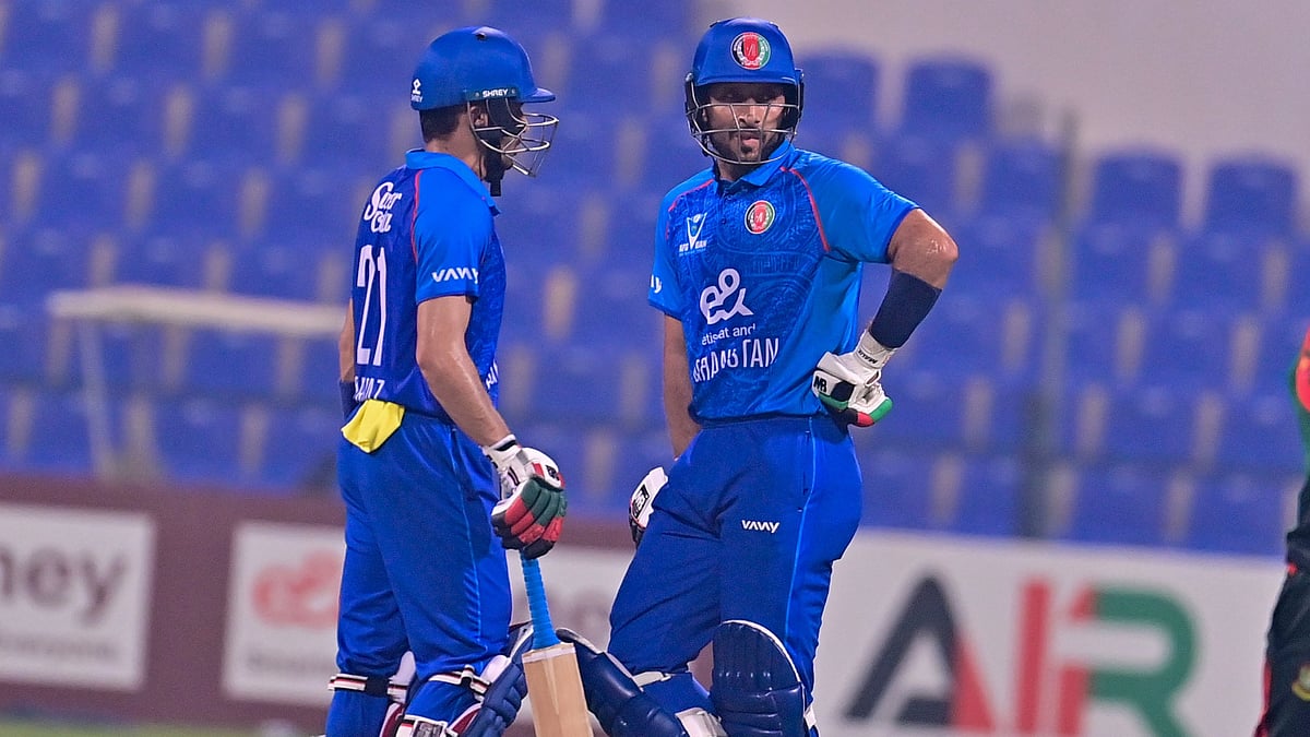 X/Afghanistan Cricket Board : Afghanistan beat Bangladesh by five wickets in the first ODI.