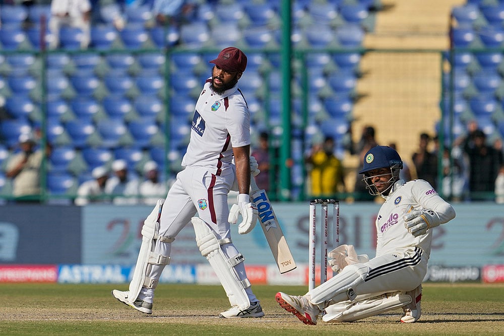 India Vs West Indies 2nd Test Cricket match Day 3 highlights_John Campbell