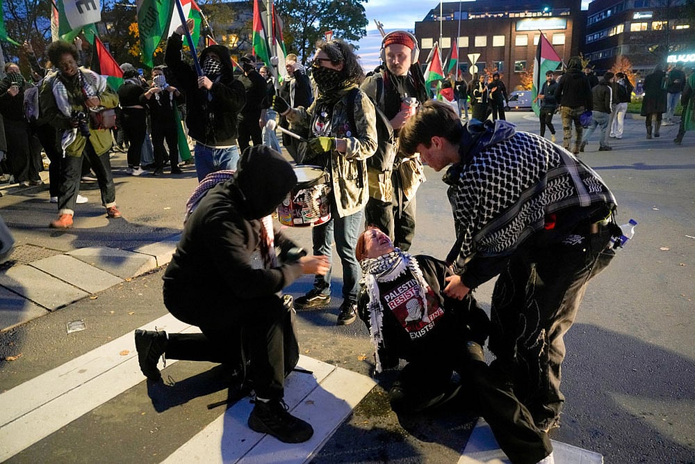 FIFA World Cup 2026 European Qualifiers Norway Vs Israel football match_Pro-Palestinian protest