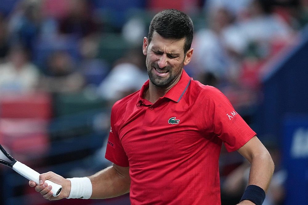 | Photo: AP/Andy Wong : Shanghai Masters: Novak Djokovic vs Valentin Vacherot