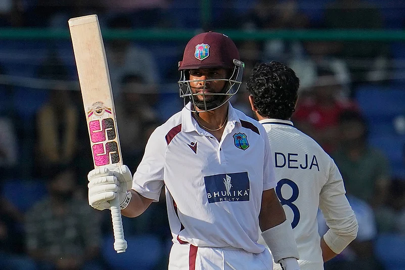 India Vs West Indies 2nd Test Cricket match Day 3 highlights_Shai Hope